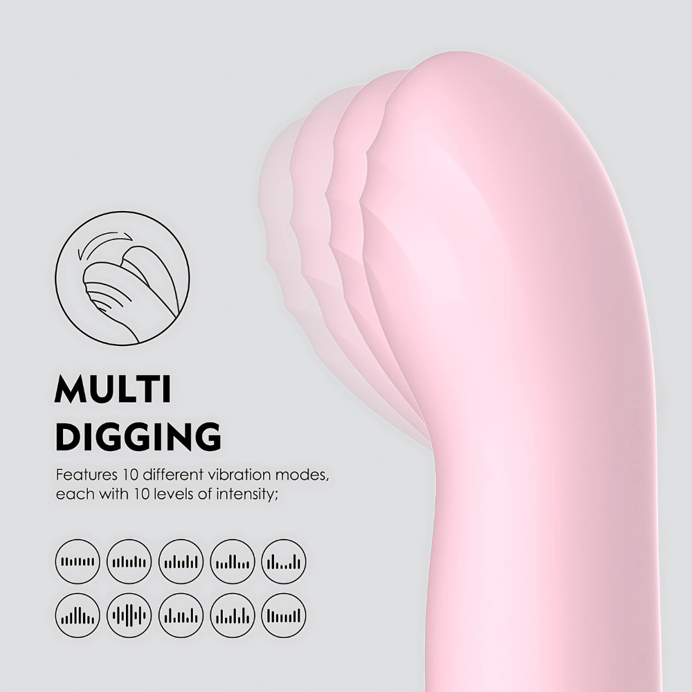 Melody vibratore vaginale con movimento specifico per la stimolazione del punto G e 10 modalità di stimolazione