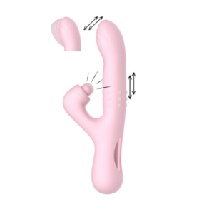 Vibratore donna effetto ditalino per la stimolazione di punto G e pareti vaginali modello Melody
