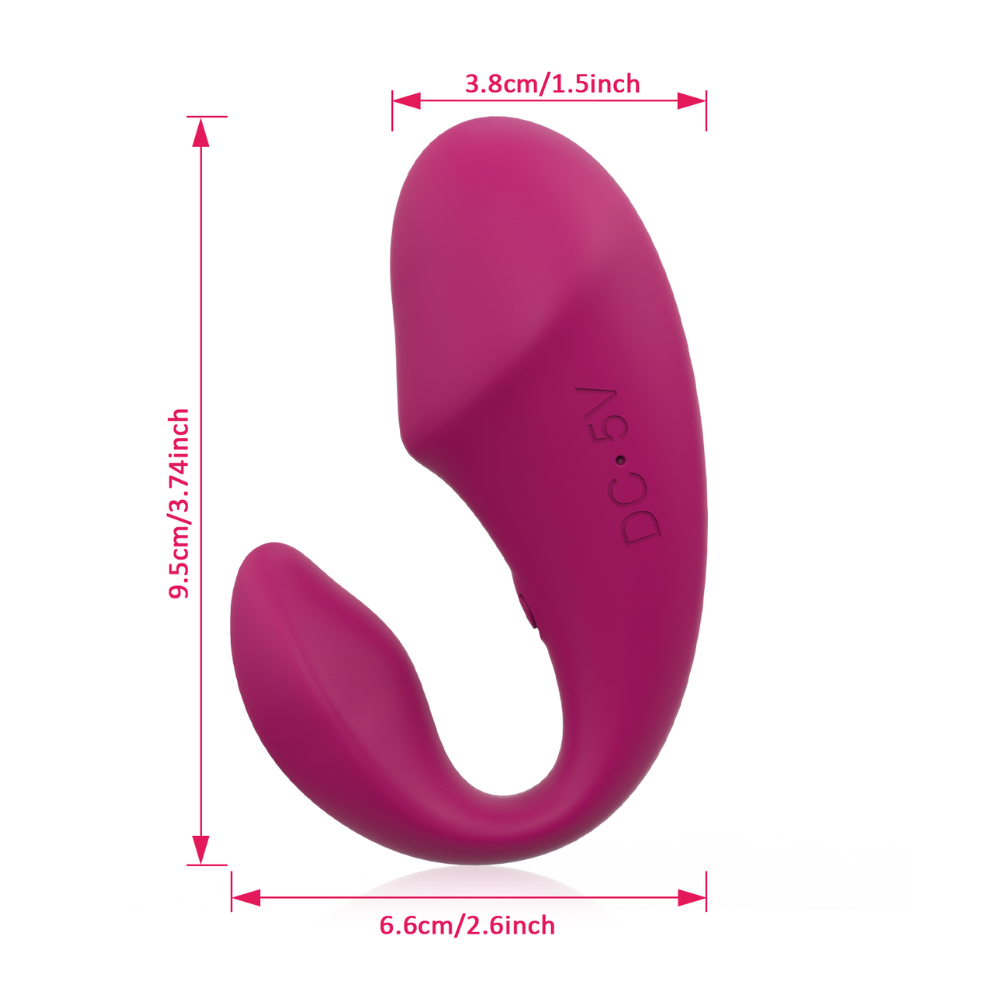 Ovetto vibrante doppio con stimolatore clitorideo - Playtime Egg - immagine 3