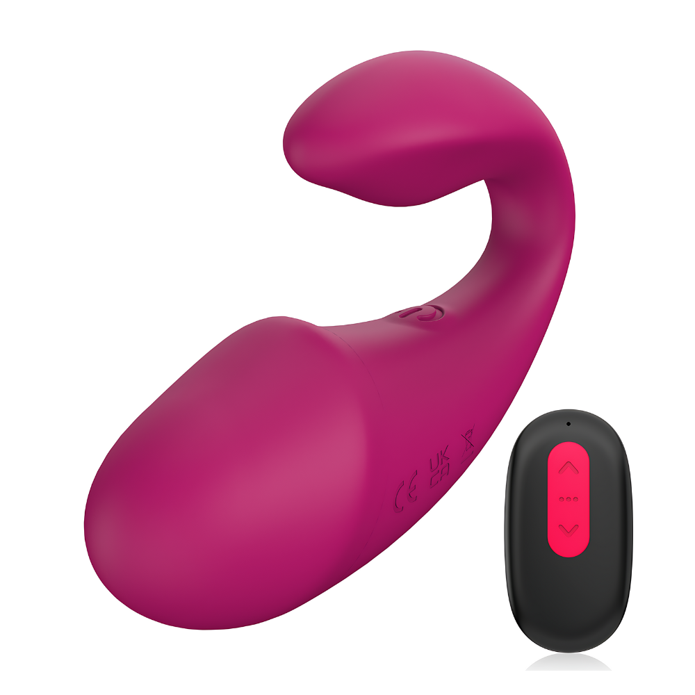Ovetto vibrante doppio con stimolatore clitorideo - Playtime Egg - immagine 2