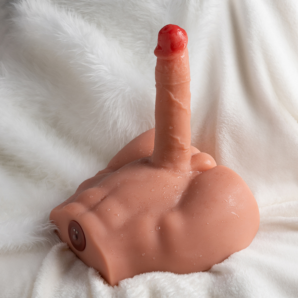 Peel – Torso Maschile Realistico con Movimento Su e Giù e Vibrazione - immagine 5