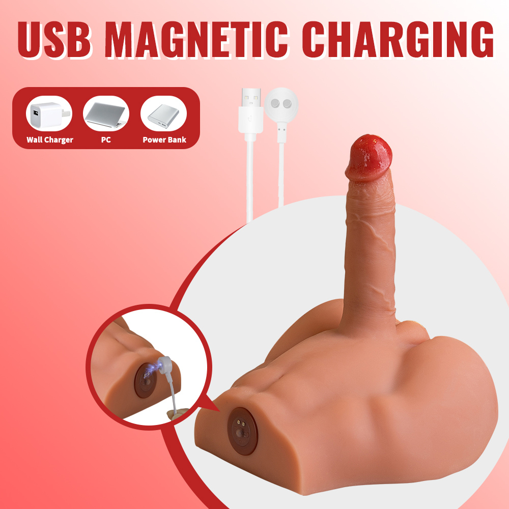 Peel – Torso Maschile Realistico con Movimento Su e Giù e Vibrazione - immagine 10