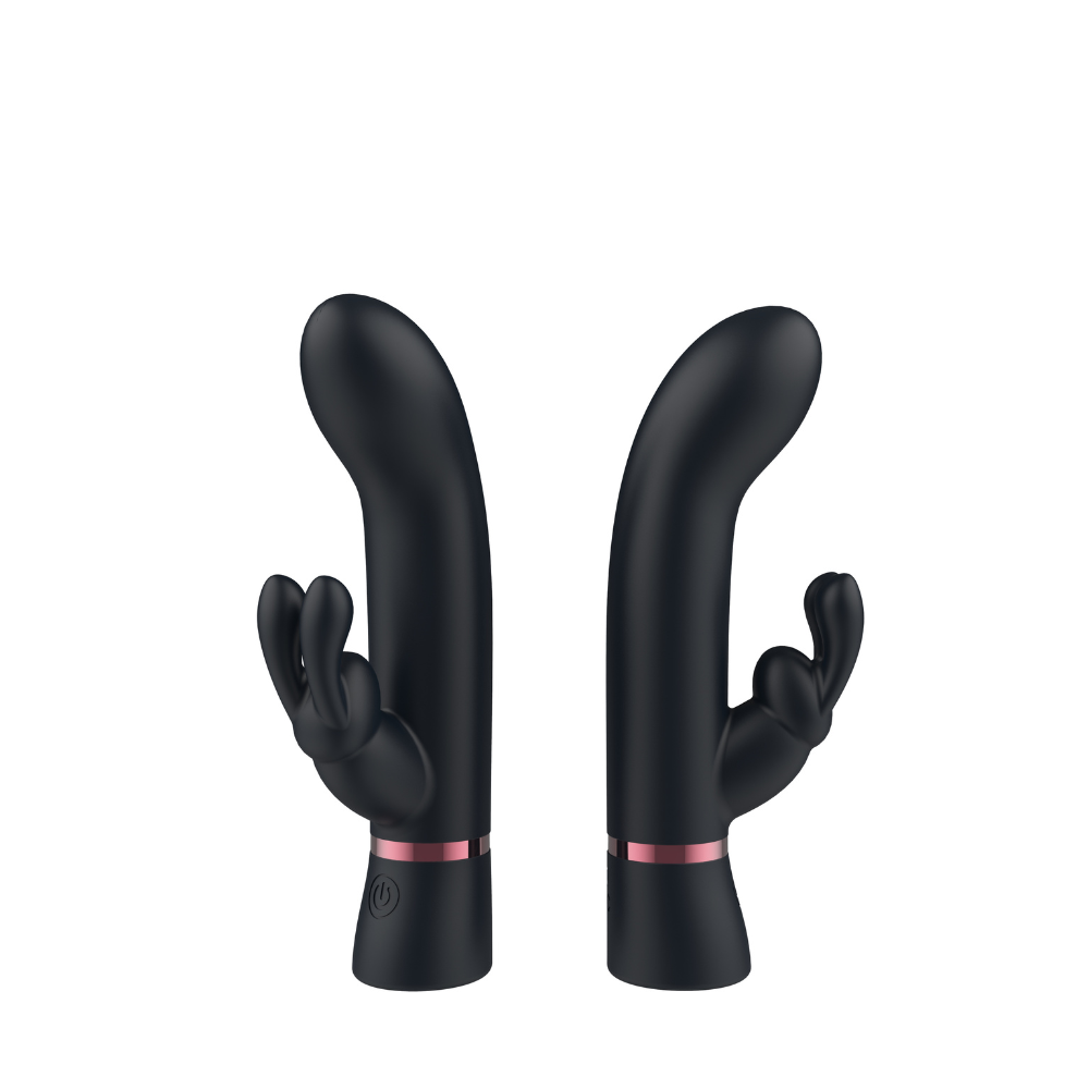 Vibratore rabbit basic – Disponibile in 3 misure (S, M e L) – Nero - immagine 2