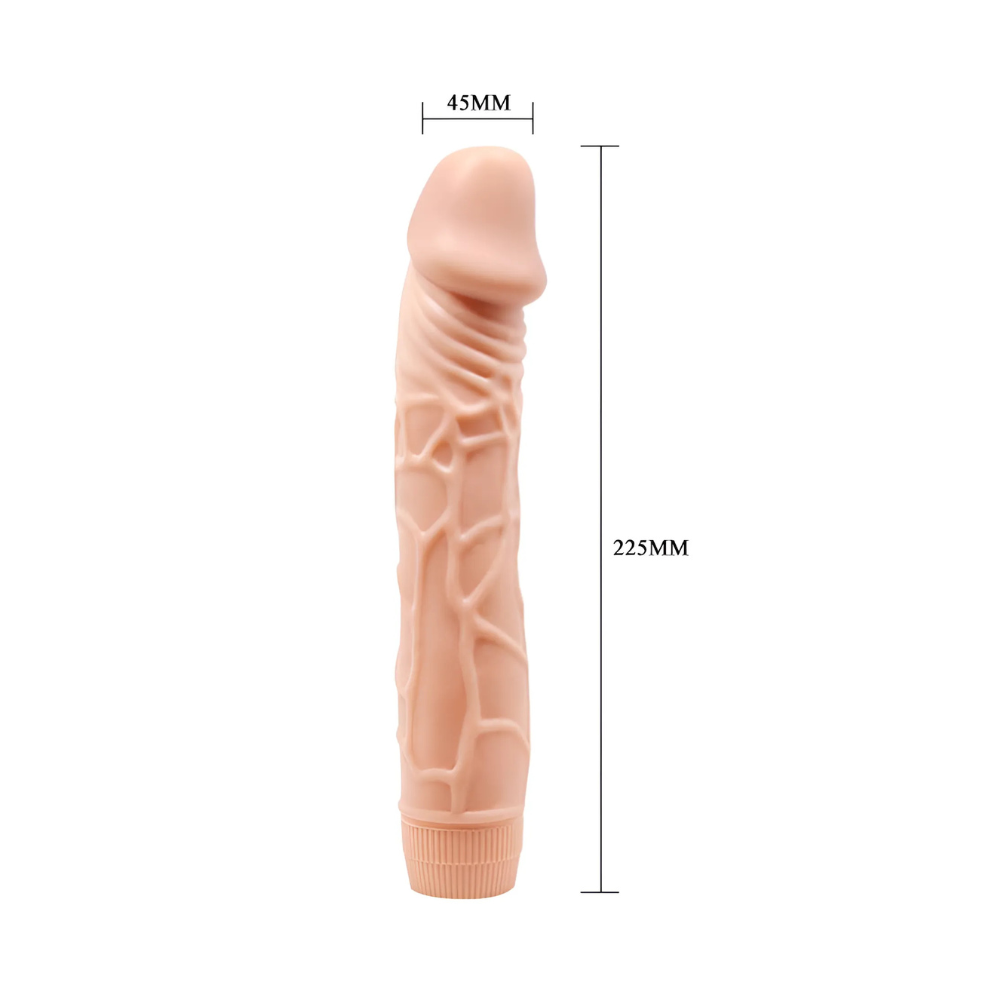 Misure dildo vibrante Bob 22,5 cm di lunghezza