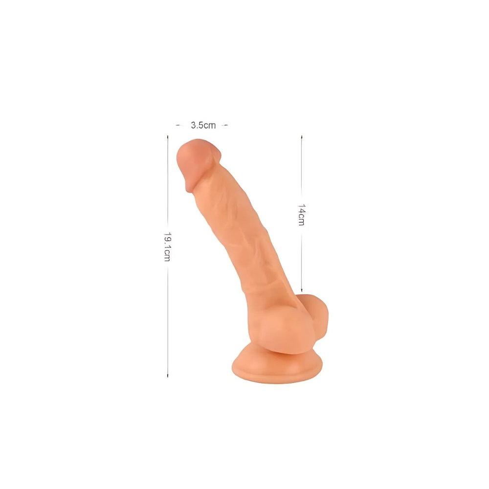 Dildo realistico 19 cm - Mr. Rude - immagine 5