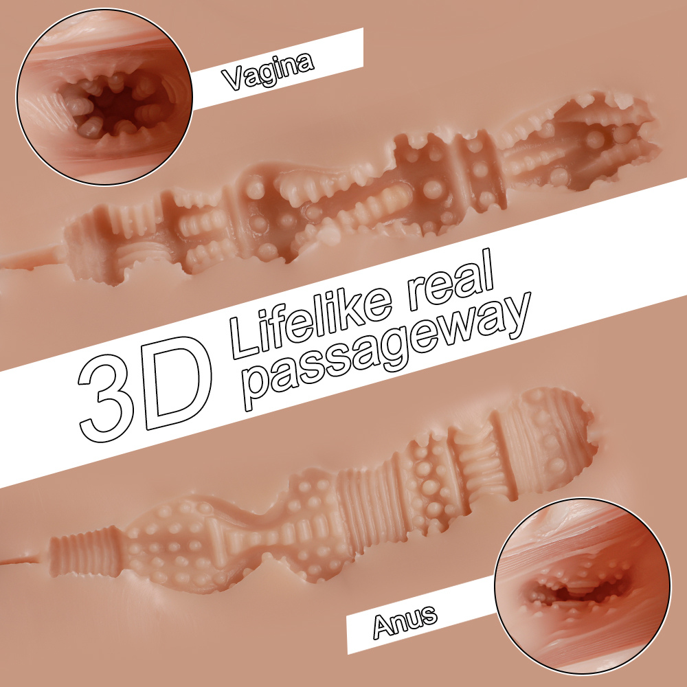 Tracy – Torso Realistico Vibrante con Doppia Stimolazione - immagine 12
