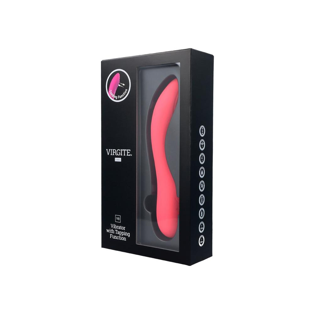 Vibratore punto G con massaggio tapping - Virgite - immagine 2
