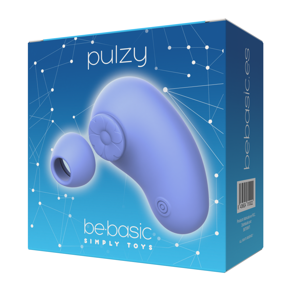 2 in 1 succhia clitoride e massaggio clitorideo – Pulzy – Blue - immagine 2
