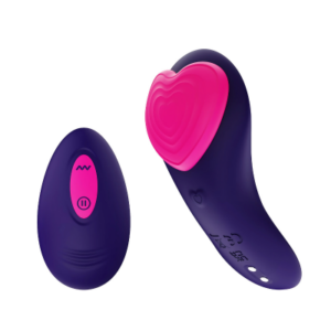 Vibratore da mutandina Caroline con telecomando wireless per stimolazione clitoridea, indossabile, comodo e pratico