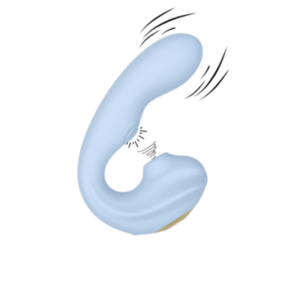 Vibratore Punto G con Massaggio Tapping e Succhia Clitoride - Amanda