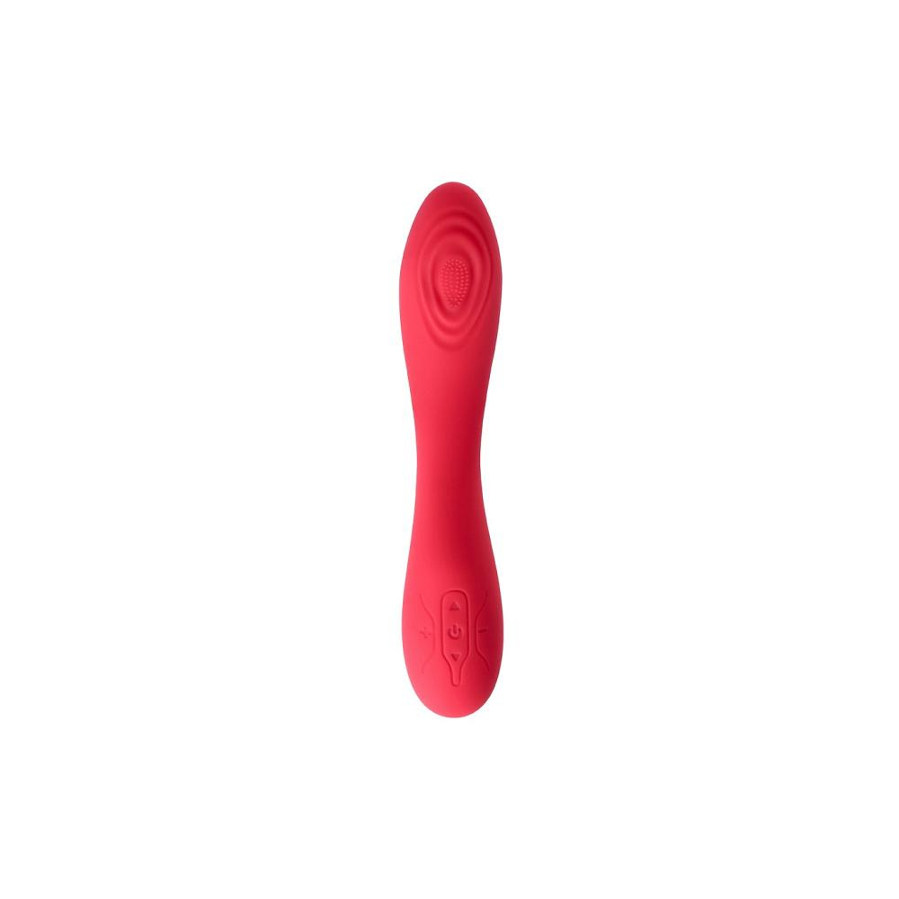 Vibratore punto G con massaggio tapping - Virgite - immagine 4