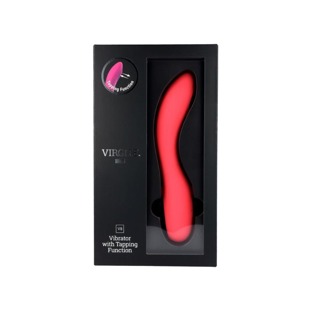 Vibratore punto G con massaggio tapping - Virgite - immagine 9