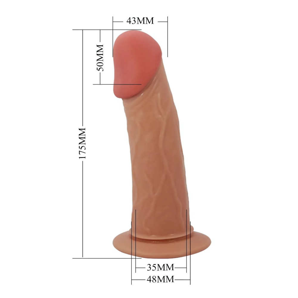 Misure dettagliate del dildo cavo per uomo con lunghezza e diametro