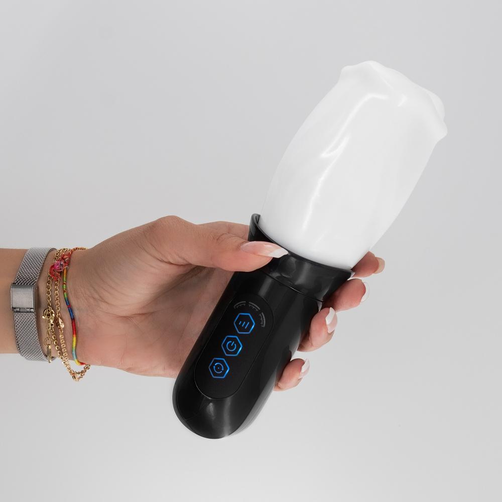 Masturbatore Premium con Rotazione 360° e Vibrazione – Stimolazione Intensa - immagine 2