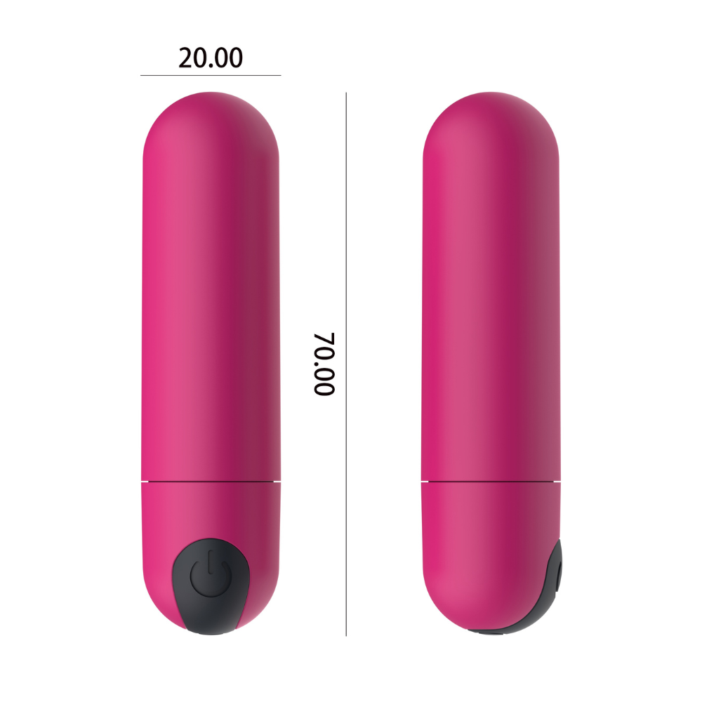 Mini vibratore ricaricabile - Energy Bullet - Rosa - immagine 3