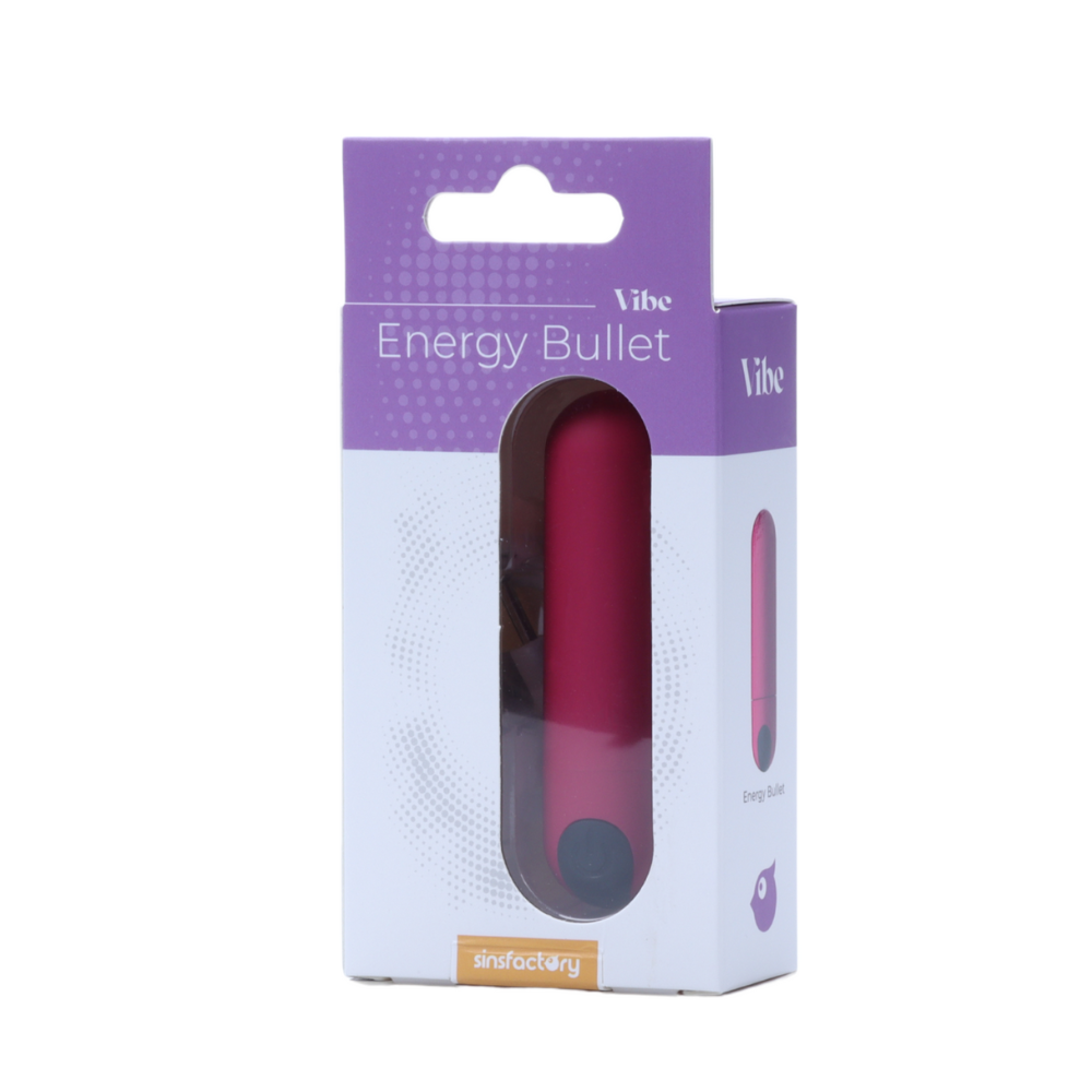 Mini vibratore ricaricabile - Energy Bullet - Rosa - immagine 5