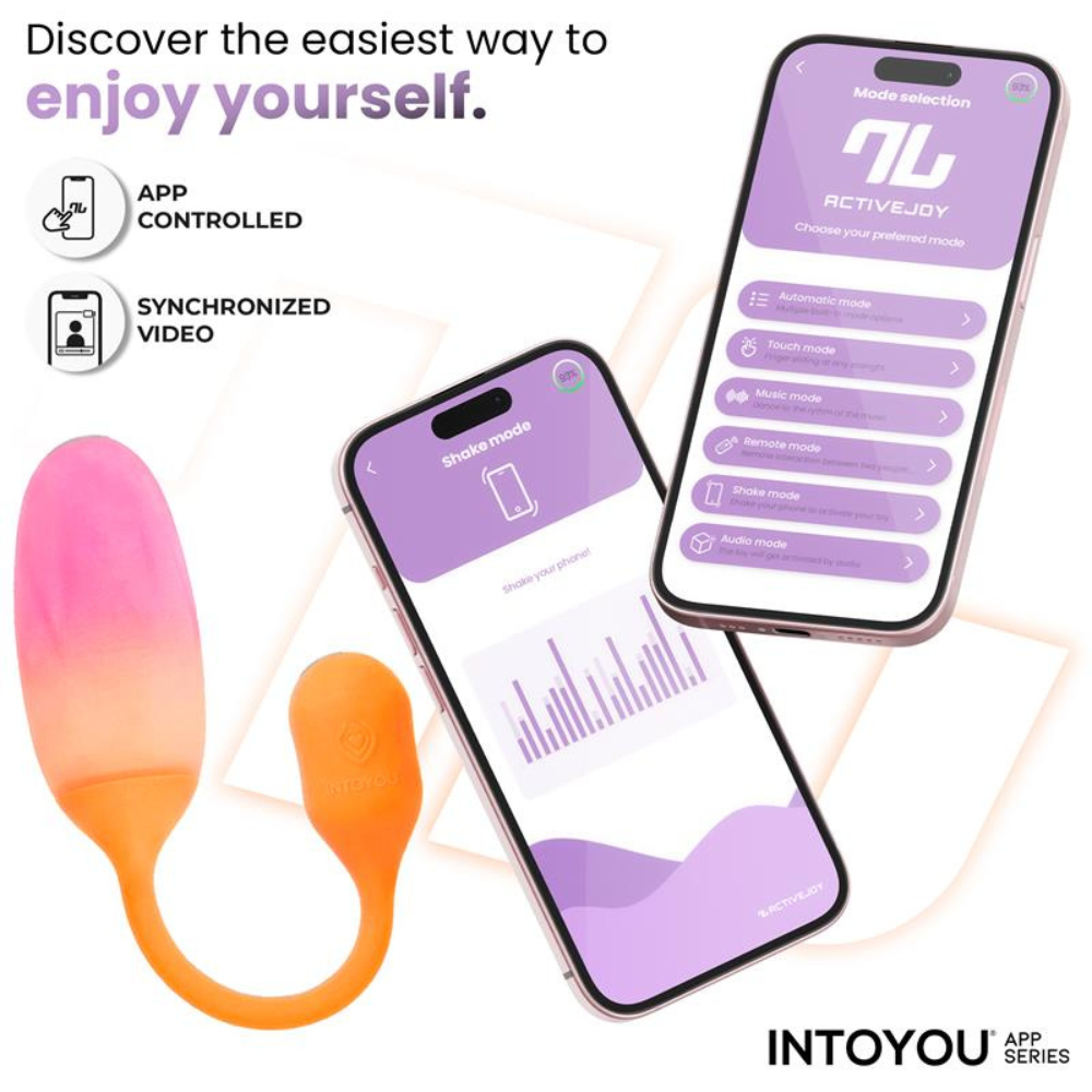 Ovetto Vibrante Intelligente con Controllo via App Anonima – Intoyou - immagine 3