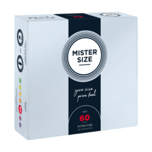 Preservativi xl Mister Size 60 mm, confezione risparmio da 36 pezzi
