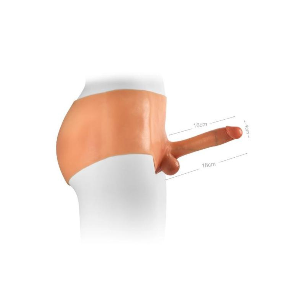 Protesi con dildo strap on incorporato - Ultra realistica - immagine 3