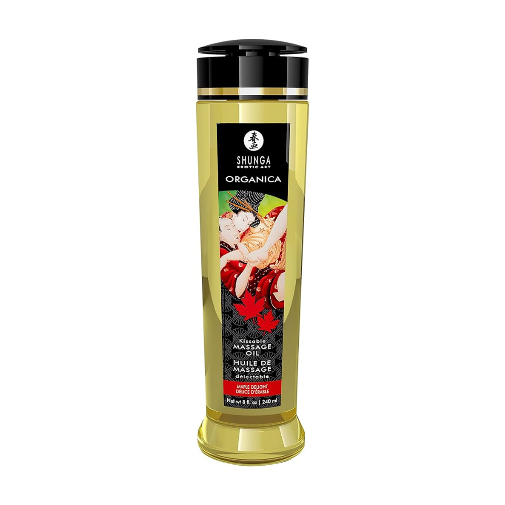 Olio da massaggio biologico allo sciroppo d'acero - Shunga - immagine 2