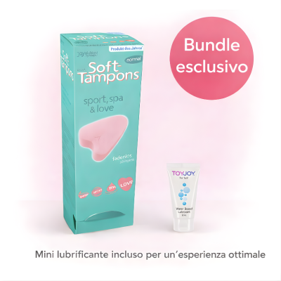 Bundle spugnetta mestruale usa e getta con mini lubrificante incluso per l’intimità durante il ciclo
