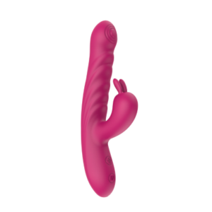 Vibratore rabbit Advanced Thruster della linea Sinsfactory Selection, colore rosa, ricaricabile in silicone