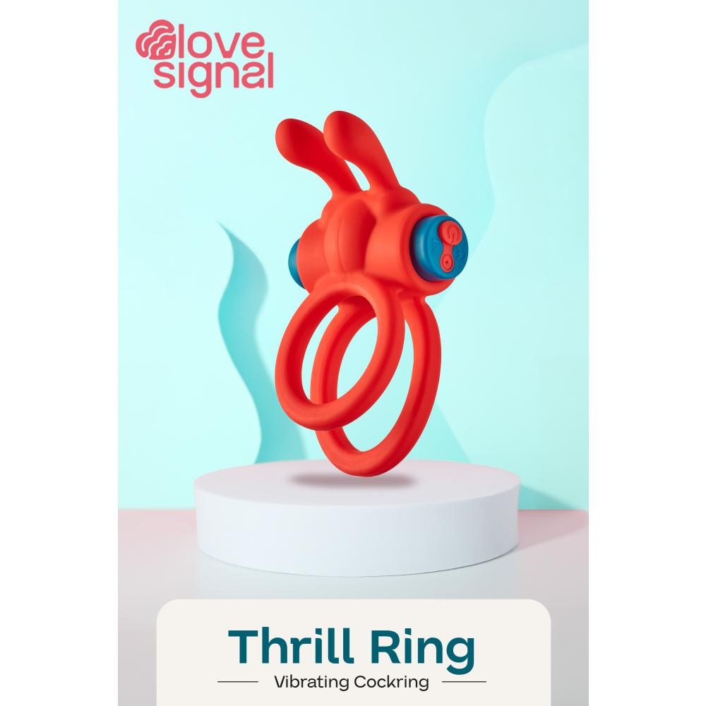 Anello vibrante ricaricabile Love Signal Thrill Ring - immagine 4