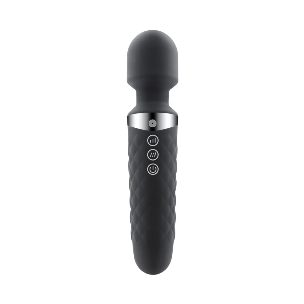 Vibratore magic wand ricaricabile - Alive - Nero
