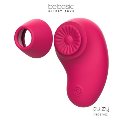 2 in 1 succhia clitoride e massaggio clitorideo - Pulzy - Red