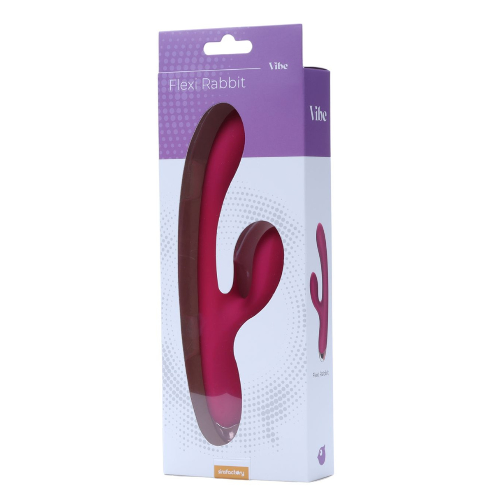 Vibratore rabbit con doppio motore - Flexi Rabbit - immagine 6