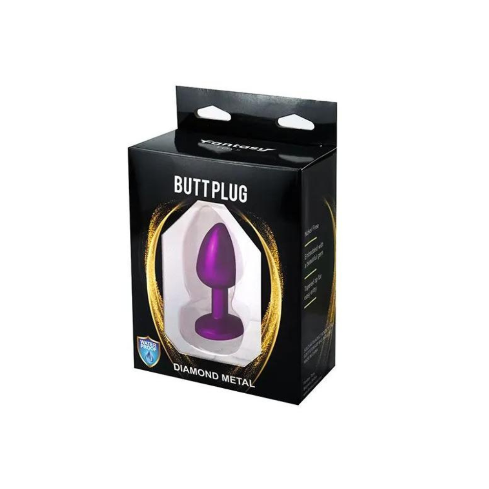 Plug in metallo - Viola - immagine 3