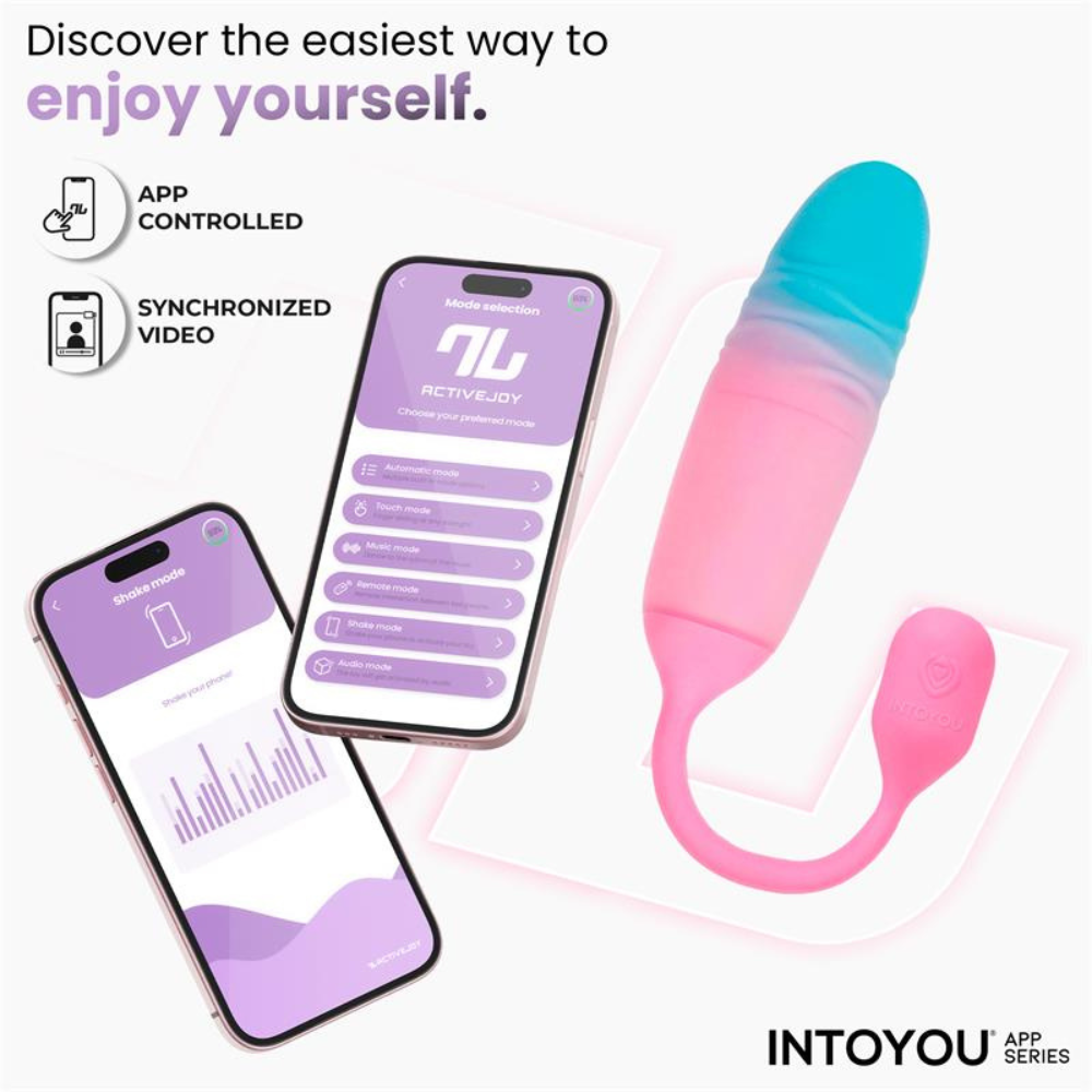Ovetto Vibrante con Movimento "Su e Giù" e Controllo via App Anonima – Intoyou - immagine 2