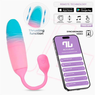 Ovetto Vibrante con Movimento "Su e Giù" e Controllo via App Anonima – Intoyou