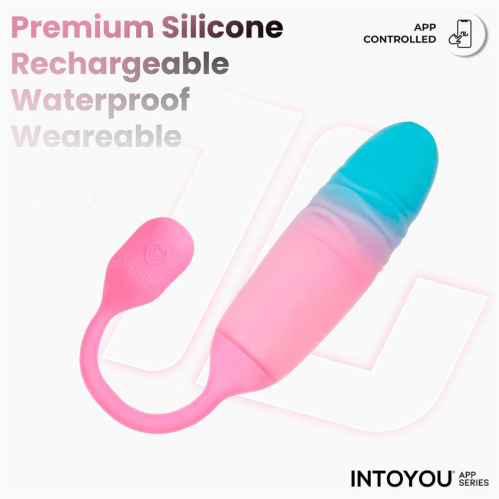 Ovetto Vibrante con Movimento "Su e Giù" e Controllo via App Anonima – Intoyou - immagine 5