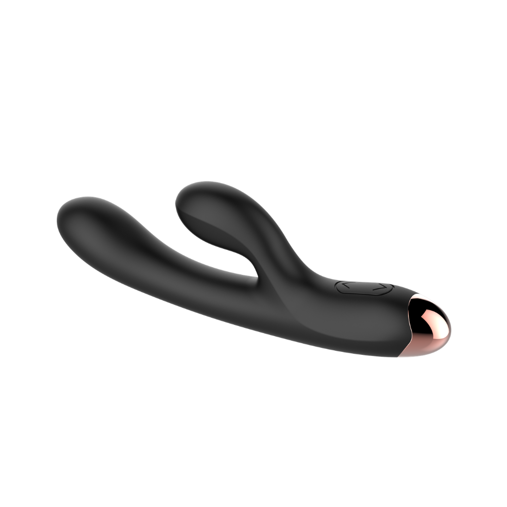 Vibratore rabbit con doppio motore - Flexi Rabbit - Nero - immagine 4